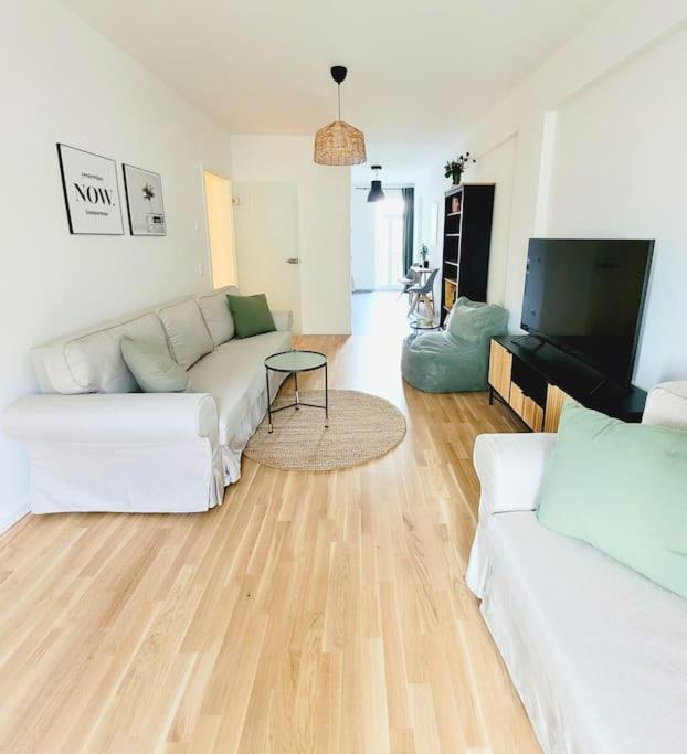 Stylisches Zentrales City-Apartment Mit 2 Balkonen Leipzig Extérieur photo