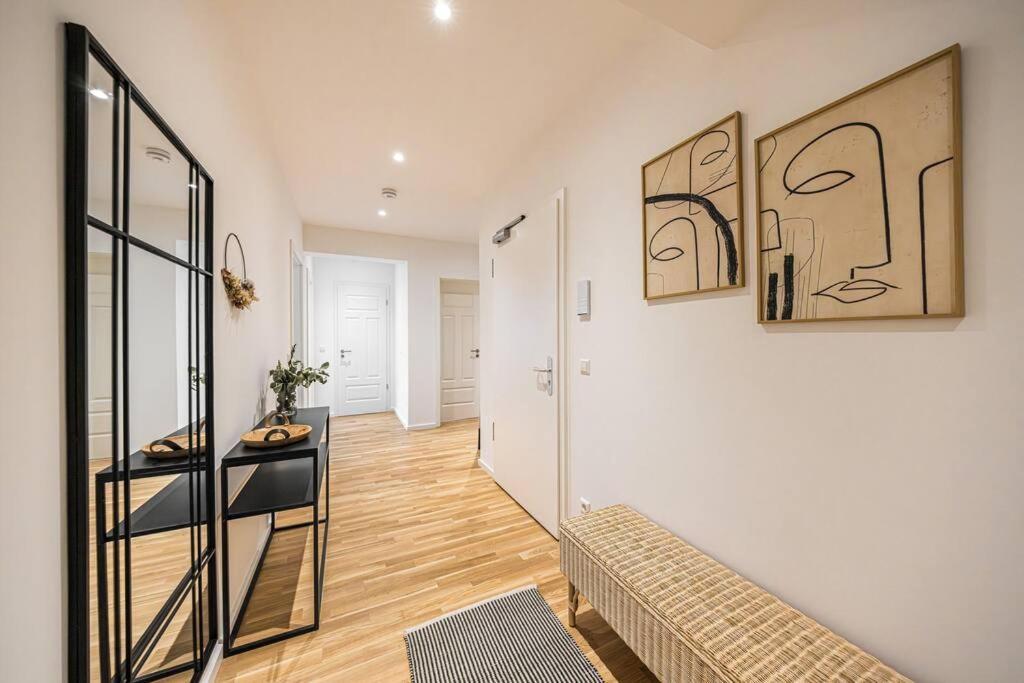 Stylisches Zentrales City-Apartment Mit 2 Balkonen Leipzig Extérieur photo