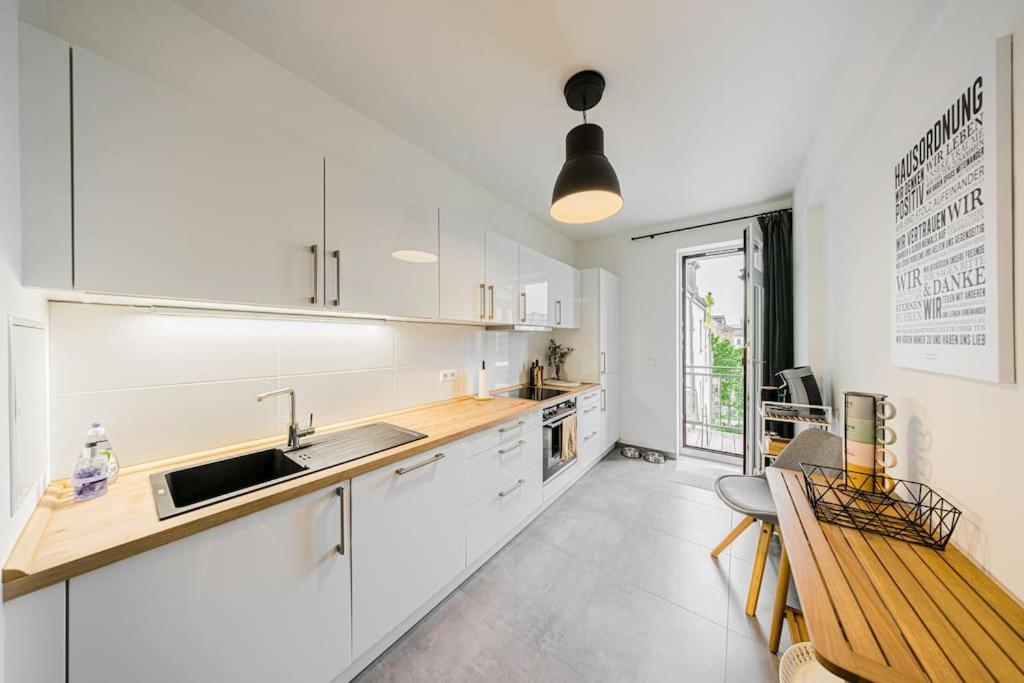 Stylisches Zentrales City-Apartment Mit 2 Balkonen Leipzig Extérieur photo