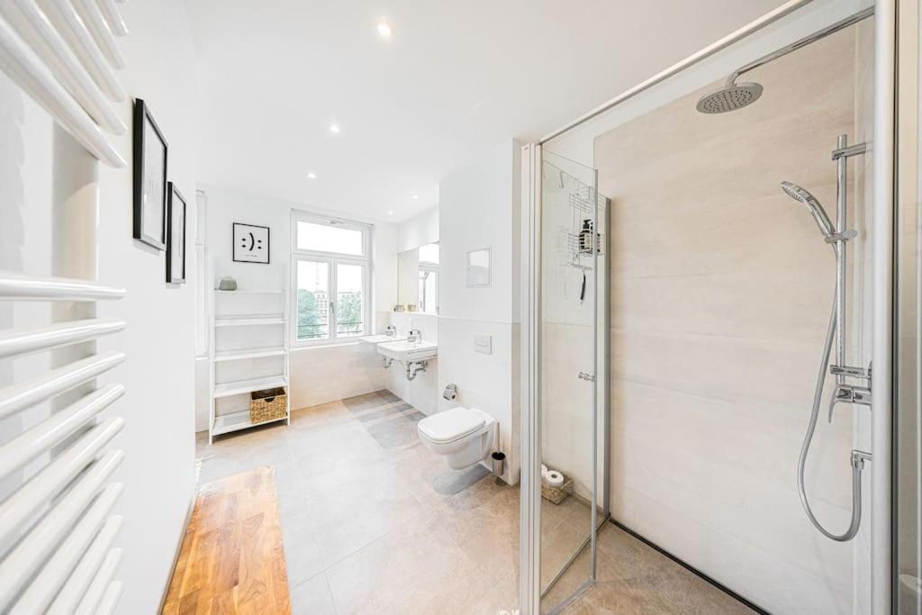 Stylisches Zentrales City-Apartment Mit 2 Balkonen Leipzig Extérieur photo